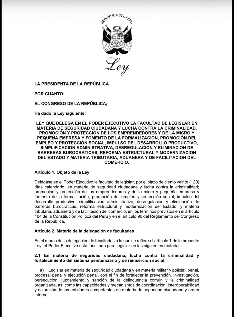 deliamunozym's tweet photo. El Pedido de Delegación de Facultades formulado por el Ejecutivo, encuadra para un planteamiento de  Cuestión de Confianza al legislativo y, si este la deniega estaría sumando UN punto de los DOS que tiene. 

Link de la sentencia del 2023
https://t.co/sd9N7G5qV2 https://t.co/hH28ecKxLJ