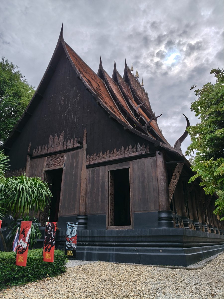 budgetcatcher's tweet photo. Visit Baan Dam Museum (Black House) in Chiang Rai

Looking for something a little different during your trip to Chiang Rai? Baan Dam Museum, also known as the Black House, is one of the city's most unique cultural attractions.

Created by Thailand's National Artist Thawan Duchanee, the museum is made up of nearly 40 traditional-style black buildings surrounded by peaceful gardens. Inside, you'll find paintings, sculptures, antiques, tribal crafts, and a variety of collections from around the world. Many buildings also display animal bones, horns, and skins, reflecting the artist's distinctive style and inspiration.

The architecture alone makes Baan Dam worth a visit, offering an interesting contrast to Chiang Rai's famous White Temple.

📍 Open daily: 9:00 AM – 5:00 PM
🎟️ Admission: 80 THB
If you're exploring Chiang Rai, Baan Dam is an easy stop to add to your itinerary alongside the White Temple and Blue Temple.

More information you could find here:
https://t.co/KmzTTMbqou

#BaanDamMuseum #BlackHouse #ChiangRai #Thailand #NorthernThailand #BudgetCatcher #RoadTripThailand