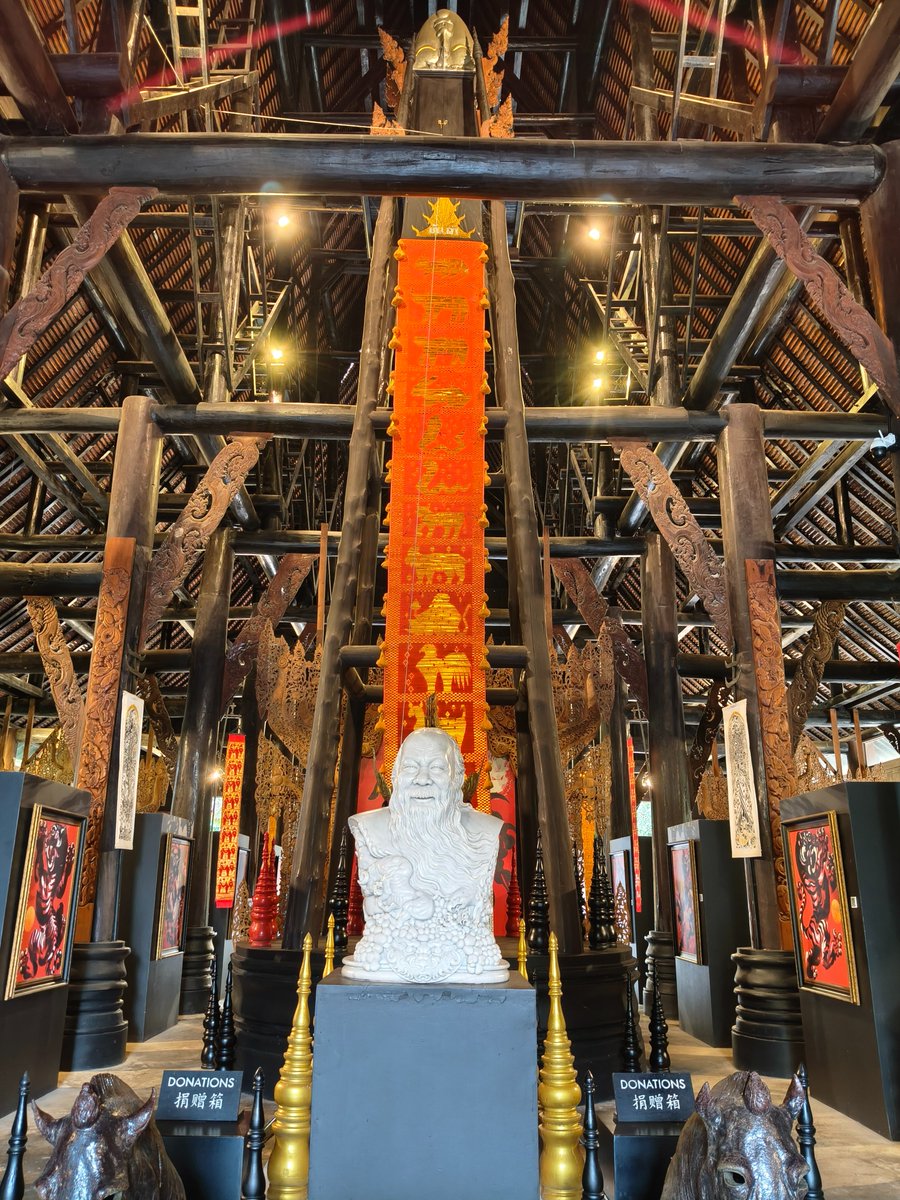 budgetcatcher's tweet photo. Visit Baan Dam Museum (Black House) in Chiang Rai

Looking for something a little different during your trip to Chiang Rai? Baan Dam Museum, also known as the Black House, is one of the city's most unique cultural attractions.

Created by Thailand's National Artist Thawan Duchanee, the museum is made up of nearly 40 traditional-style black buildings surrounded by peaceful gardens. Inside, you'll find paintings, sculptures, antiques, tribal crafts, and a variety of collections from around the world. Many buildings also display animal bones, horns, and skins, reflecting the artist's distinctive style and inspiration.

The architecture alone makes Baan Dam worth a visit, offering an interesting contrast to Chiang Rai's famous White Temple.

📍 Open daily: 9:00 AM – 5:00 PM
🎟️ Admission: 80 THB
If you're exploring Chiang Rai, Baan Dam is an easy stop to add to your itinerary alongside the White Temple and Blue Temple.

More information you could find here:
https://t.co/KmzTTMbqou

#BaanDamMuseum #BlackHouse #ChiangRai #Thailand #NorthernThailand #BudgetCatcher #RoadTripThailand