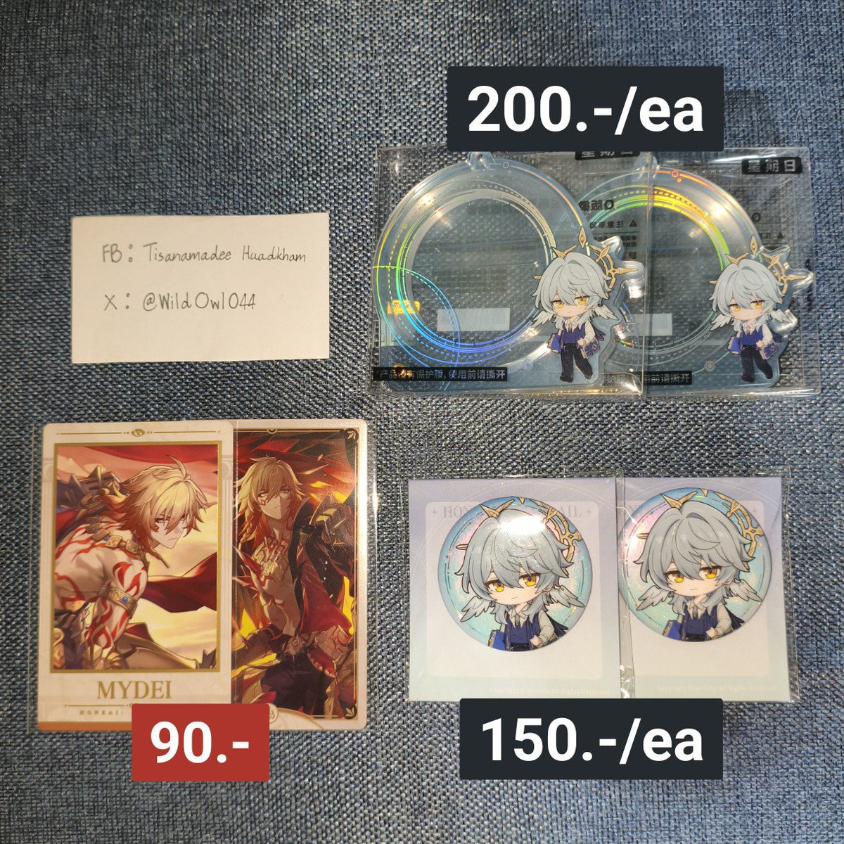 WildOwl044's tweet photo. ー・พร้อมส่ง・ー

Little Boy Dormitory
・เรโช 360.- / ea
 ___
ของแถมครบยอด
・เข็มกลัดซันเดย์ 150.- / ea
・กรอบซันเดย์ 200.- / ea
รับกรอบ + เข็มกลัด 300.- / Set

・การ์ดครบยอดไมเดย์ 90.- (มือ 2)
___

สนใจซื้อหรือสอบถามเพิ่มเติม DM/เมนชั่นได้ครับ
#ตลาดนัดรางดาว #ตลาดนัดStarRail https://t.co/giURQ9u5FK