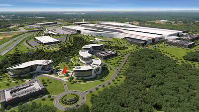 ChadGriffiths's tweet photo. This is going to be a remarkable manufacturing campus in North Carolina (coincidentally not far from Kitty Hawk). https://t.co/LK3jWajXvo