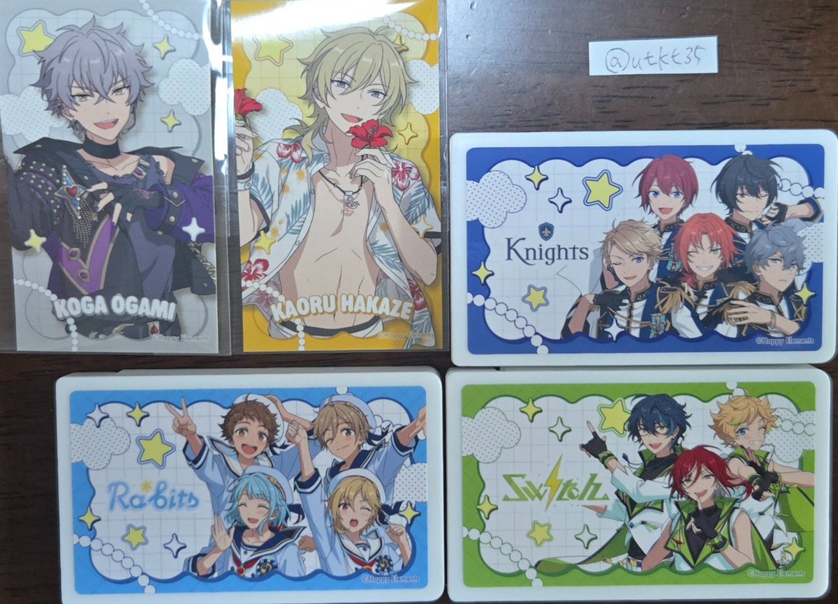 utkt35's tweet photo. 【交換】 あんスタ ラブレッツ

譲→Knights、Switch、Ra*bits、晃牙、薫

求→2wink、ひなた、ゆうた

郵送交換のみになります。難しいと思いますがよろしくお願いいたします。 https://t.co/pc65Atqt9H