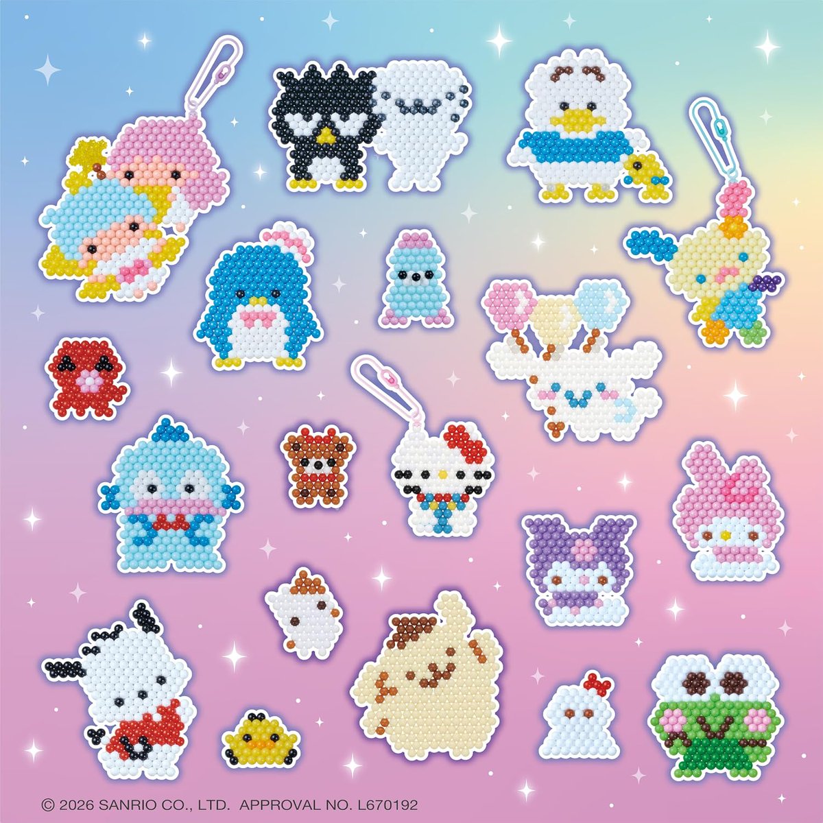 sanrio_oshikatu's tweet photo. ＼⚠️セール情報🉐📣／
『アクアビーズ サンリオキャラクターズ ビーズいっぱいボックス』、26％OFF🥹🩷
こちらもこないだ発売されたばかりだけど、タイムセールやってる💖（※2026/7/30 11:30現在）
気になってた人はぜひチェックしてみてね🙆‍♀️
🔗Amazon：https://t.co/3vSK49uRfN

#サンリオキャラクターズ #アクアビーズ #pr