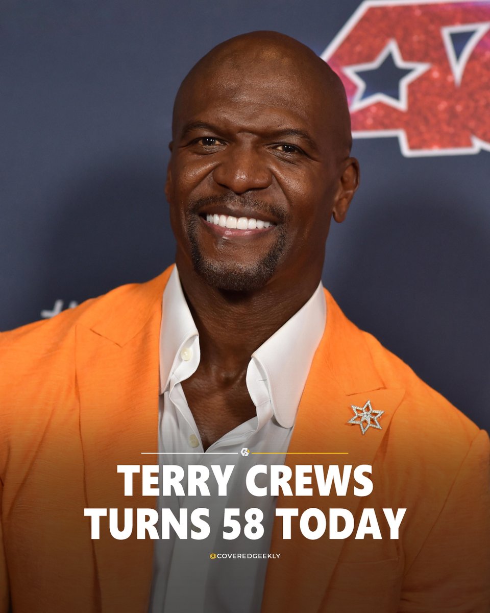 CoveredGeekly's tweet photo. Terry Crews turns 58 today 🎉 https://t.co/ZQYM2Wslch