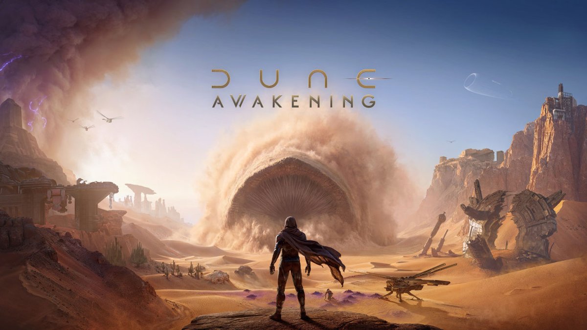 4GamerNews's tweet photo. PS5版「Dune: Awakening」，スパイク・チュンソフトより日本国内向けに今秋発売決定
https://t.co/fd4kBargxs

本作は，SF小説「デューン砂の惑星」ならびに，2021年に公開された映画「DUNE/デューン 砂の惑星」からインスパイアされたオープンワールド・サバイバルゲームだ https://t.co/w7jmC1TSkn