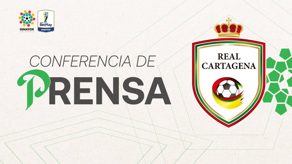 Dimayor's tweet photo. ⚽Conéctate a la conferencia de prensa de @RealCartagena 👉 https://t.co/4DZ6QIuSMM

#LaCasaDeTodos https://t.co/opFJSzfhlI
