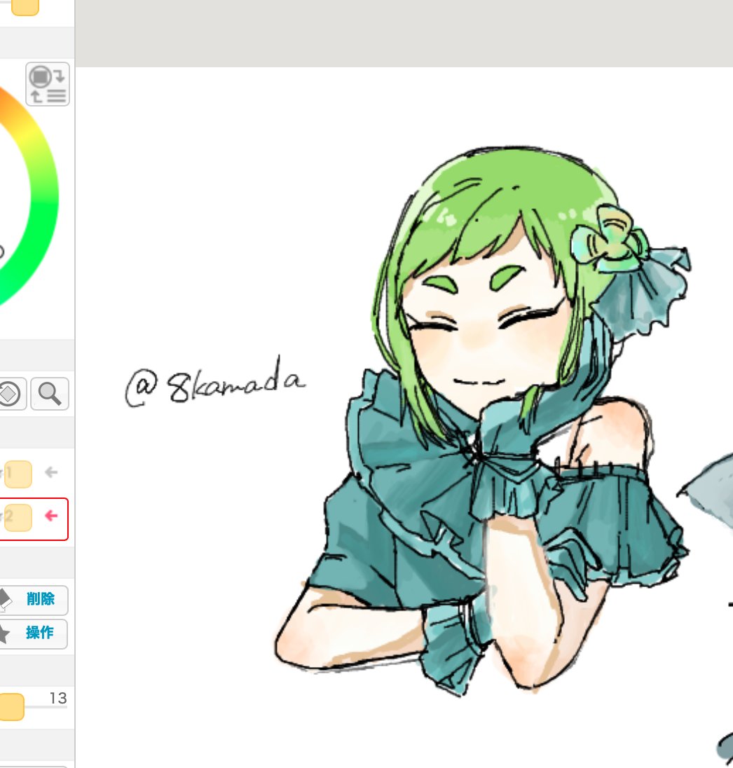 8kamada's tweet photo. 昨日個人絵チャで描いた創作達どす。たのしかったです！！！！
#創作 https://t.co/lHuyvbcKzS