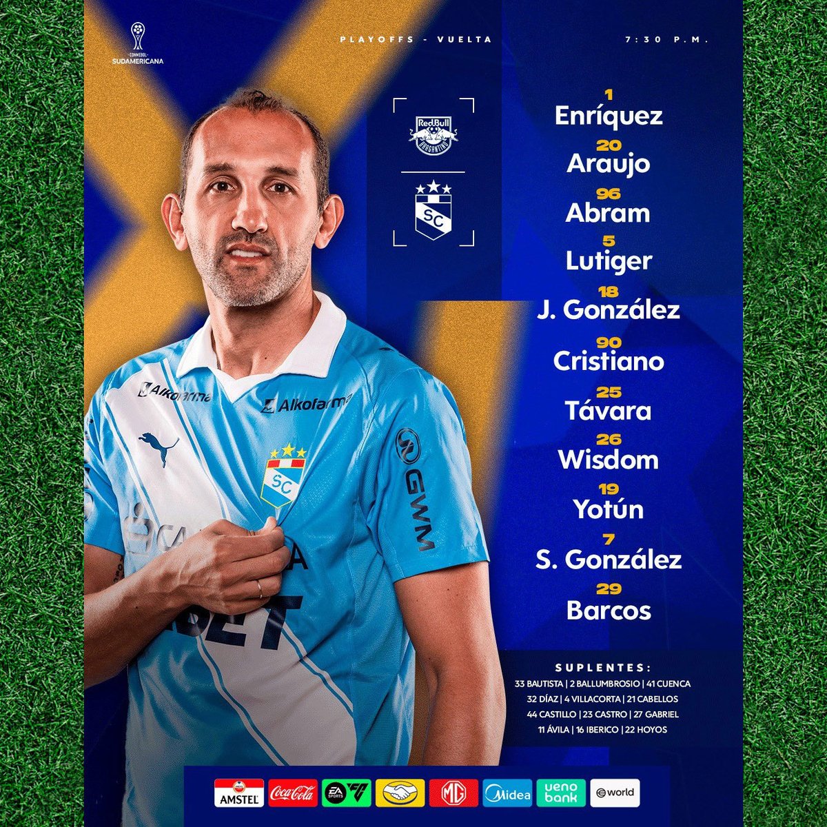 ConDonSocial's tweet photo. 👎🏽⚽️🥅Volvimos a la realidad
Red Bulls Bragantino dominó a voluntad al Sporting Cristal, lo superó apenas por 1-0, pero fue suficiente para dejarlo fuera de la CONMEBOL Sudamericana
🗞️Leer 👉🏽https://t.co/I8fWxVPPkI
📸Fotos CONMEBOL | Difusión https://t.co/Z3IPHjOwGH