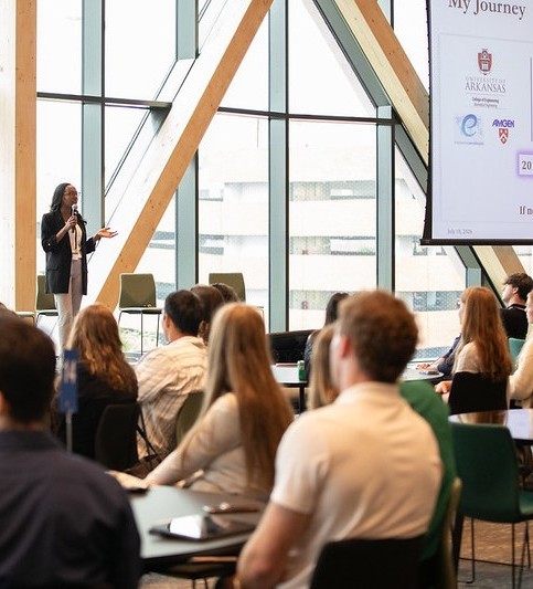 AilonHaileyesus's tweet photo. Thankful for the invite to speak in the @Amgen Scholar Symposium at @Harvard University as a 2015 Harvard Amgen Scholar alum. Honored to share my career &amp; academic journey with scholars from across the country, while also hearing about their inspiring research &amp; future plans. https://t.co/zzulozA7xQ