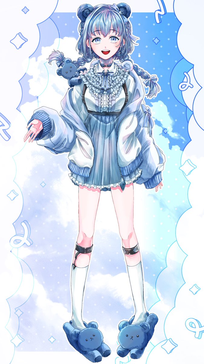 Natsume_Ruru's tweet photo. じゃ〜ん！ついに全体公開✨
世界一可愛いテディベア🧸🩵
#IRIAMライバーさんと繋がりたい
#IRIAM準備中 https://t.co/MlLIaPSYHp
