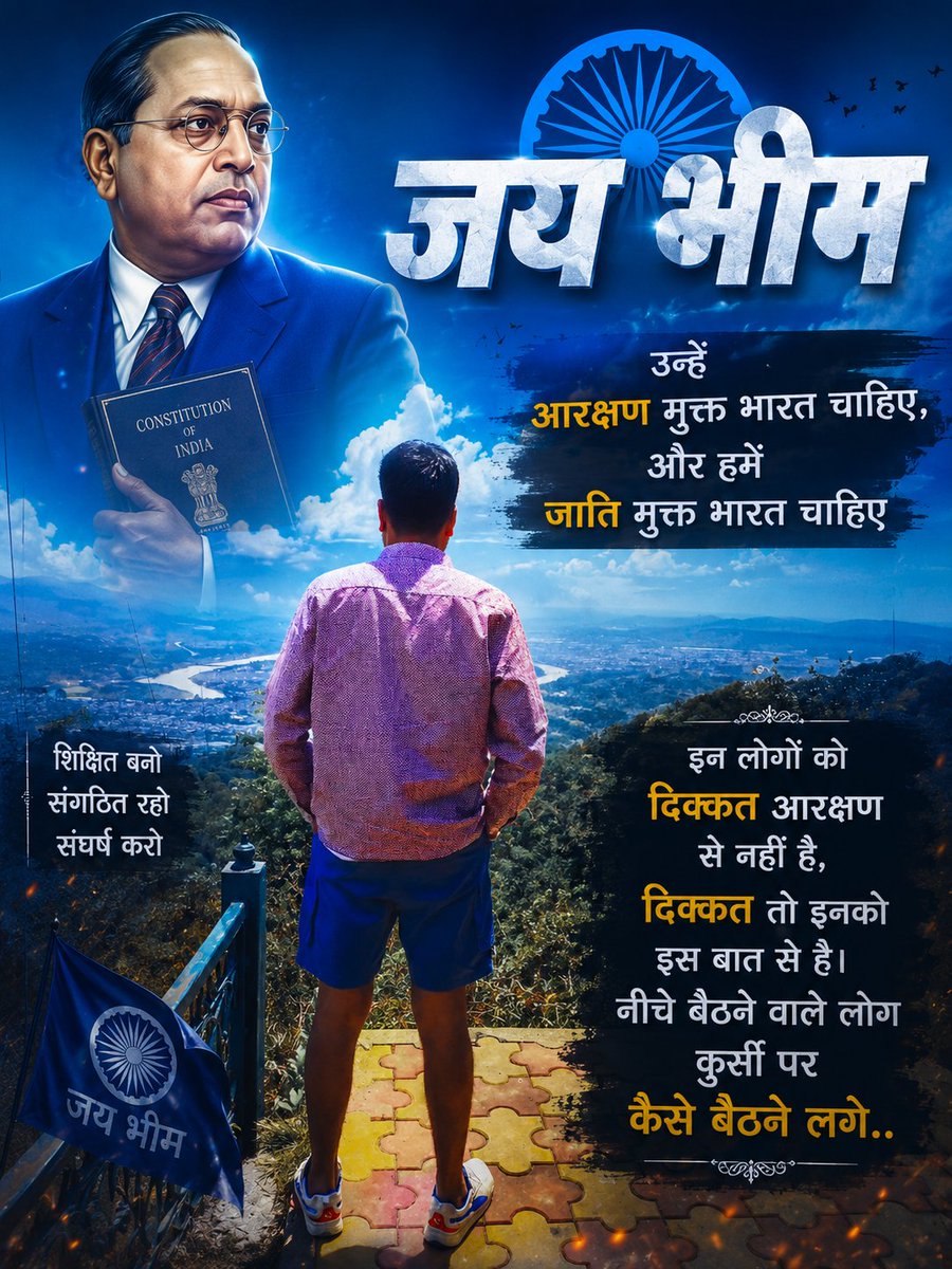 nitinbankar9's tweet photo. आरक्षण जिंदाबाद था है और रहेगा,
किसी की औकात नहीं जो हटा दे।। 💪
Remove Caste reservation #आरक्षण_बचाओ_देश_बचाओ #आरक्षण_विरोधी_दशद्रोही
#WeSupportReservation 
#jaybhim #ambedkar
#आरक्षण_बचाओ_आंदोलन https://t.co/a3TUw3xf4t