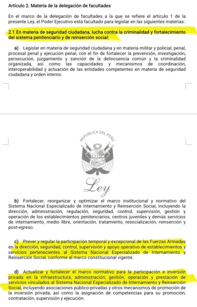 GuidoBellidoU's tweet photo. Keiko solicita al Congreso autorización para proponer que la empresa privada intervenga en la administración de los penales. Esto se ve como un paso hacia la privatización que convertiría las cárceles en un negocio. Además, las Fuerzas Armadas también asumirían el control de los penales, lo que transformaría por completo el combate al crimen en una actividad lucrativa. No resulta la mejor estrategia para enfrentar los elevados índices de criminalidad en nuestro país. Esto va a terminar en mayores hechos delictivos y mayores ganancias económicas; entonces, desaparecer la criminalidad sería un fracaso para las empresas. Por tanto, es simple: aquí nadie piensa en combatir la criminalidad, sino en hacer negocio con todo y de todo a costa del sufrimiento de los más vulnerables.