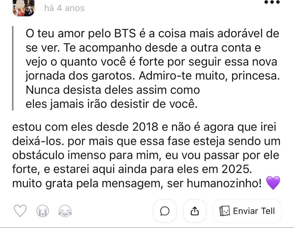 maariacdb's tweet photo. acabei de entrar em uma conta antiga de tellonym e mds eu tô emocionadíssima https://t.co/VGHvnVU9G4