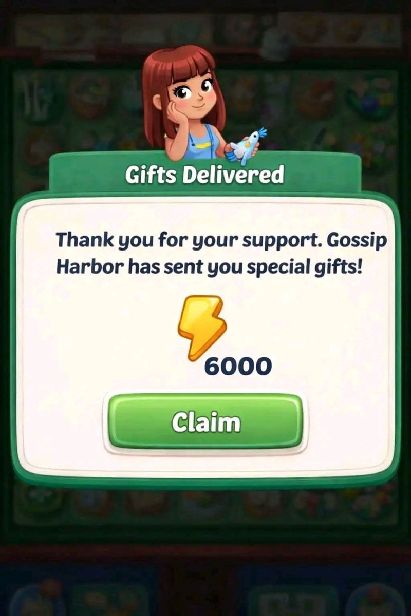 ENZELYIA06's tweet photo. Put ✅ ‘Thanks’ to RECEIVE ENERGY it instantly!

✅️ Like &amp; Share
💬 Comment
🎁↓ 𝐂𝐥𝐢𝐜𝐤 𝐭𝐡𝐞 𝐥𝐢𝐧𝐤 𝐭𝐨 𝐠𝐫𝐚𝐛 𝐲𝐨𝐮𝐫 𝐒𝐩𝐞𝐜𝐢𝐚𝐥 𝐆𝐢𝐟𝐭𝐬 ↓
https://t.co/C9zy0avwts

Good luck &amp; have fun playing.

#GossipHarbor #GossipHarborGame
#gossipharborgift https://t.co/ZVH5RfdSw9
