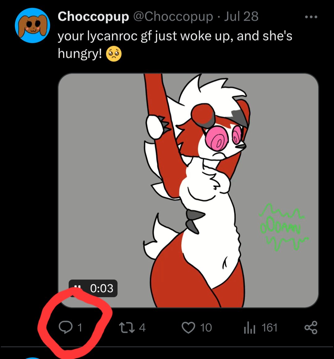 Choccopup's tweet photo. WHY CAN'T I SEE THIS COMMENTTTTT GRRRRR I WANNA KNOW WHAT PEOPLE ARE SAYINGGGG ABOUT MY ART 😠😠😡 https://t.co/SerofroLu6