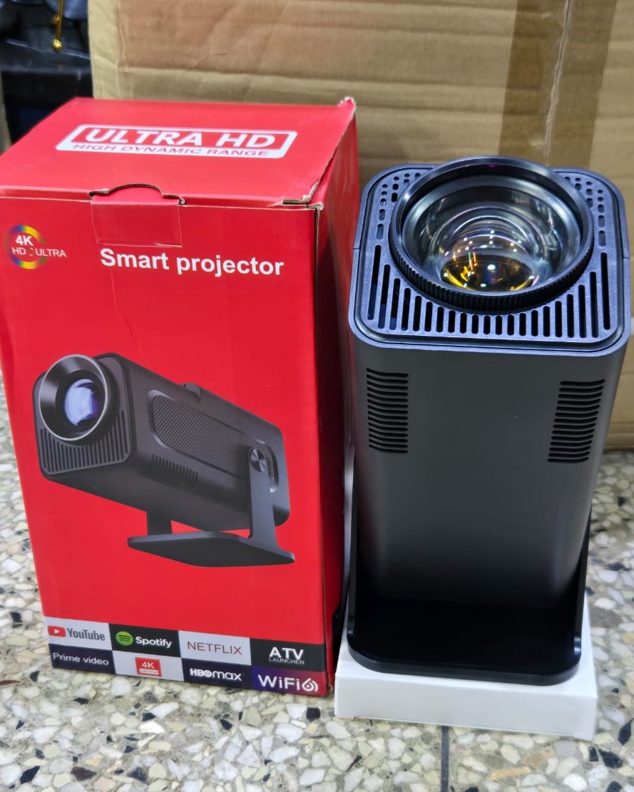 DreamHStoreUg's tweet photo. Enjoy stunning 4K-quality visuals while spending less with our affordable smart projectors that deliver a true big-screen experience for movies, sports, gaming, and presentations @ as low as 245,000 Ugx