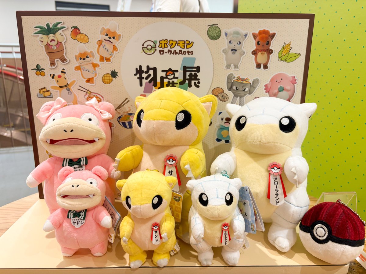 ミニミニサンド＆アローラサンド大使✨ ミニミニヤドン知事✨ ちいさく
