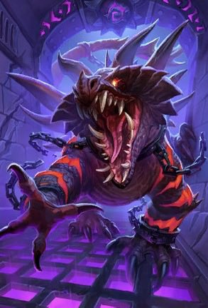 machadogps's tweet photo. Hearthstone Daily Lore Fact #745

Did you know that Warptooth was created as an experimental hybrid of multiple dangerous Beasts?🤔
Hogger left him loose to create a distraction, as they are a force to be reckoned with.🧐
Definitely not friend-shaped! Don’t try petting them!🫳 https://t.co/Uo85OzQGTK