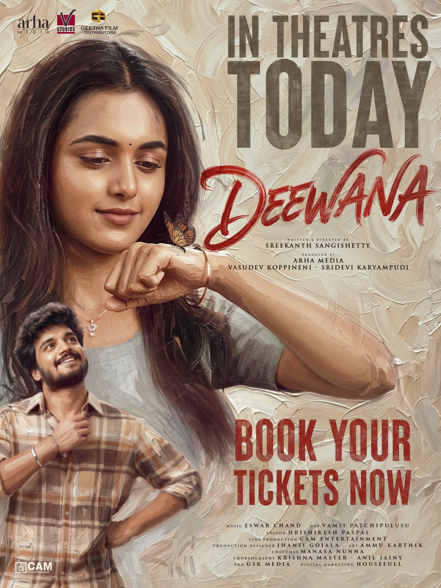 CinemaRareIN's tweet photo. Telugu film #Deewana (2026) by @SreeSangishetty, now streaming on @ahavideoIN.
Ft. @HarshithReddyM @smehaaofficial #NareshVijayKrishna #Jhansi & #JeevanKumar.
@SreeSangishetty @vasudev_5 @EswarCh95227514 @Vamsi_P1988
@GeethaArts #ArhaMedia @VStudios_Offl @LahariMusic
@bnaveenkalyan1