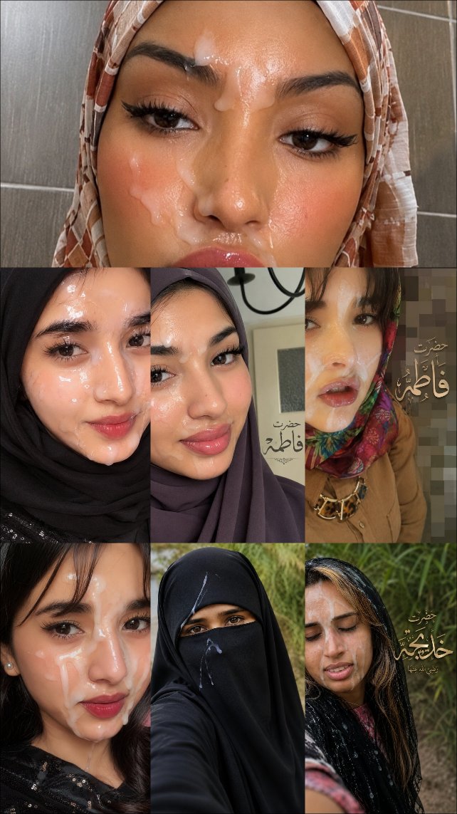 SLUTfatimah's tweet photo. 💦loads on the🧕🏻 https://t.co/G19mgwa8kn