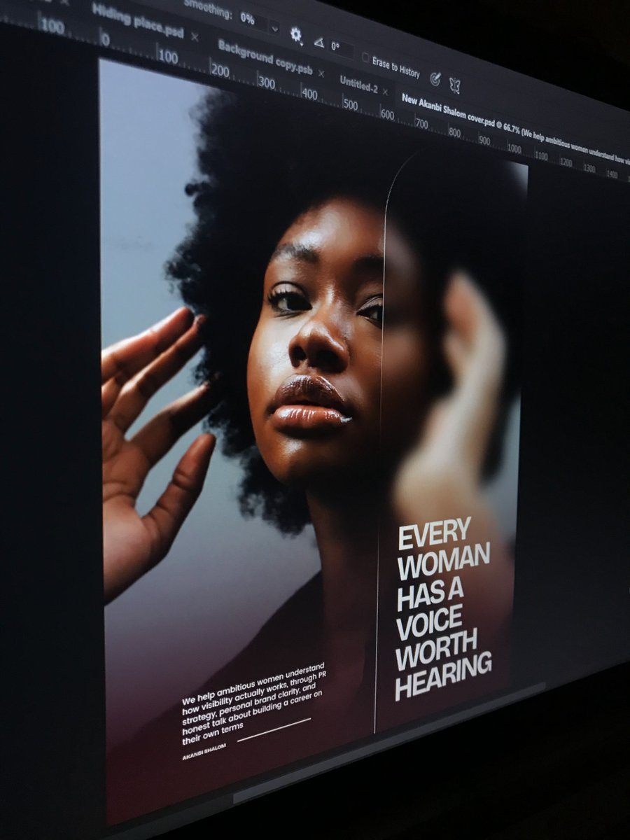beerightgraphix's tweet photo. Shipping out new set of visuals for Akanbi Shalom soon.

There's just something about this one😅

#akanbishalom #BrandIdentity #beerightgraphix https://t.co/ftMnmAblQA