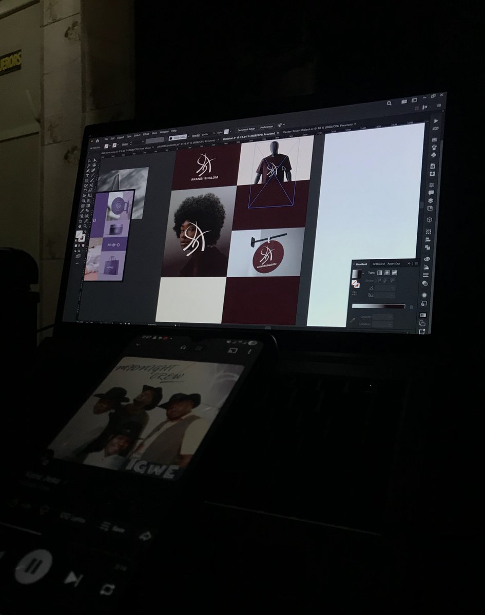 beerightgraphix's tweet photo. Shipping out new set of visuals for Akanbi Shalom soon.

There's just something about this one😅

#akanbishalom #BrandIdentity #beerightgraphix https://t.co/ftMnmAblQA