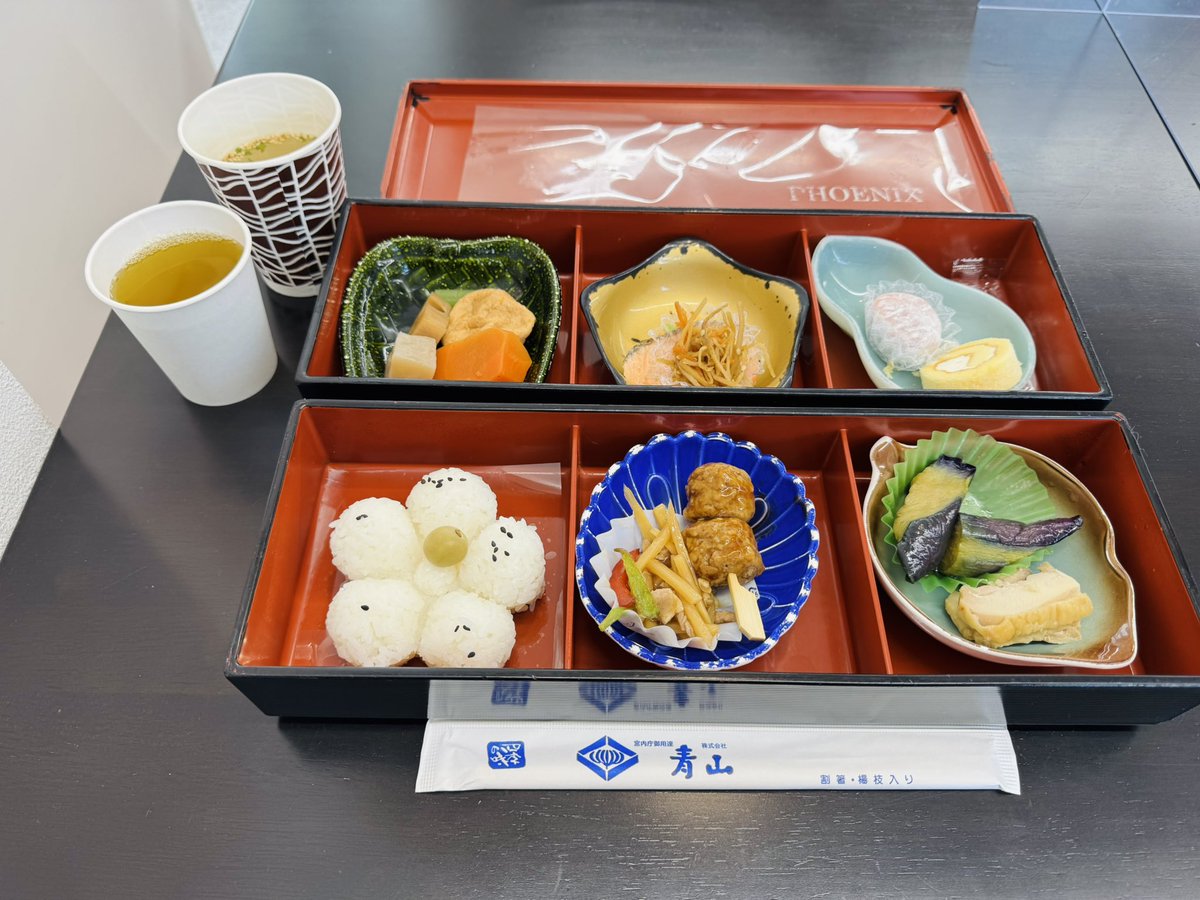 rin_hirune's tweet photo. 人間ドック終わってお弁当タイム🍱
毎回美味しいー🥰 https://t.co/ylZcovYMgh
