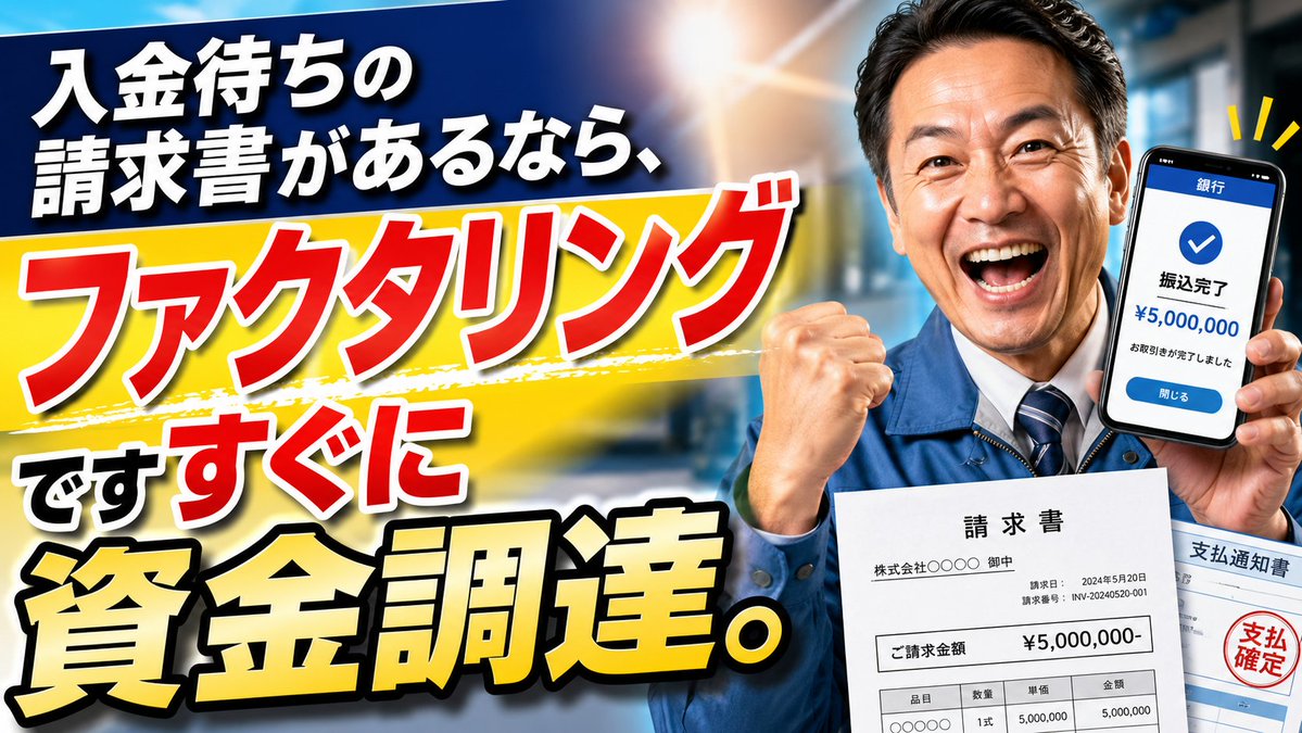 ファクタリング@資金調達 tweet media