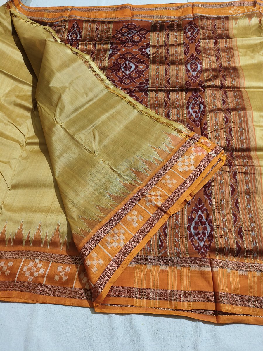 authodihand's tweet photo. Beautiful #OdishaSaree #OdishaHandloom #BandhaSaree #SilkSaree #BandhaSilk #Pasapali #Kumbha #Temple border motifs #KhanduaSaree #IkatSaree #KhanduaPata #Bandha #HandmadeWithLove #HandWoven #Saree #MakeInIndia #MakeInBharat #MakeInOdisha #KhanduaSilkSaree #KhanduaSilk #OdiaAsmita https://t.co/UB6YCZ7Cgm