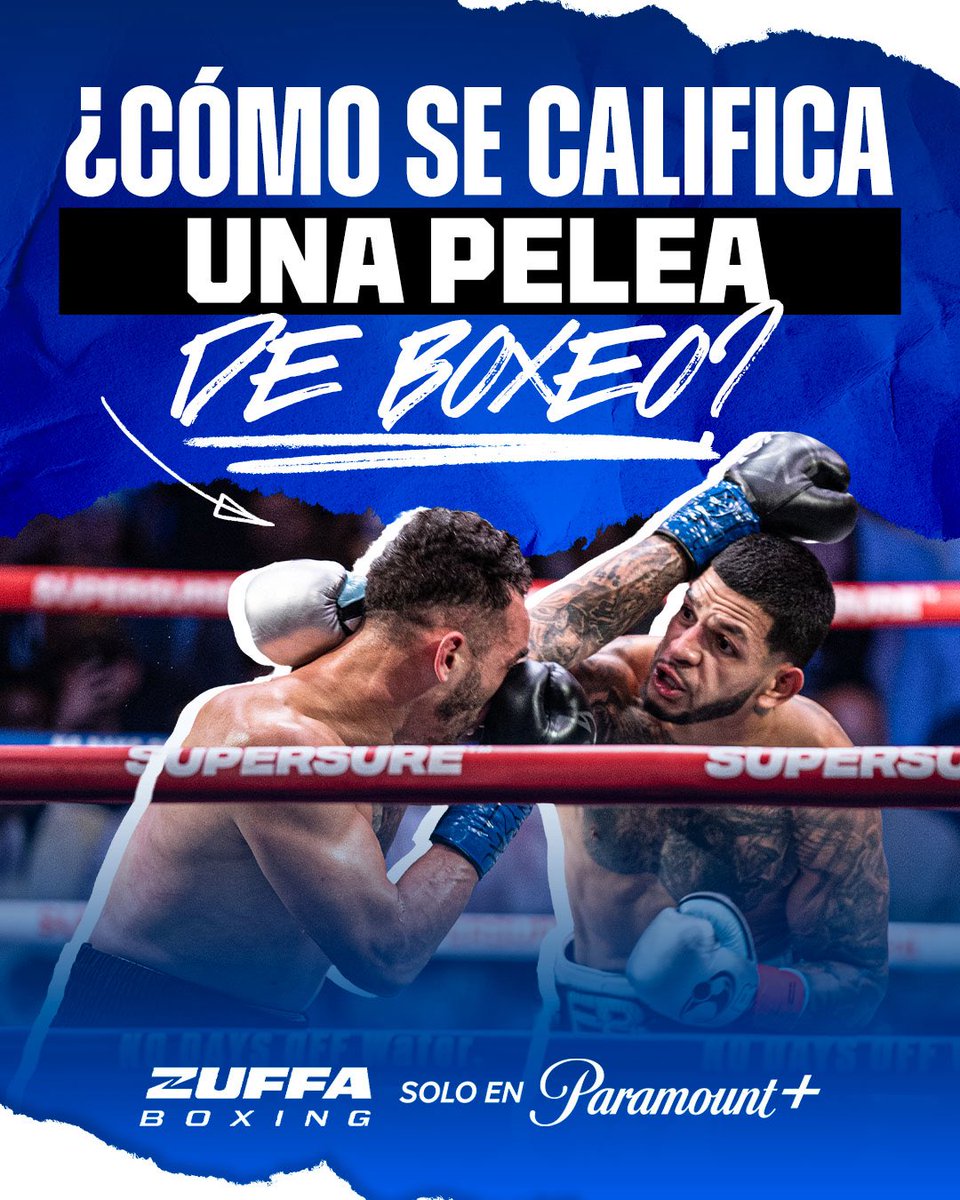 PPlusDeportes's tweet photo. En ocasiones, los combates de boxeo terminan en controversia, por lo que es bueno dar detalle de cómo se puntúa cada round.
Disfruta #ZuffaBoxing por Paramount+ https://t.co/K0APBcX0xv