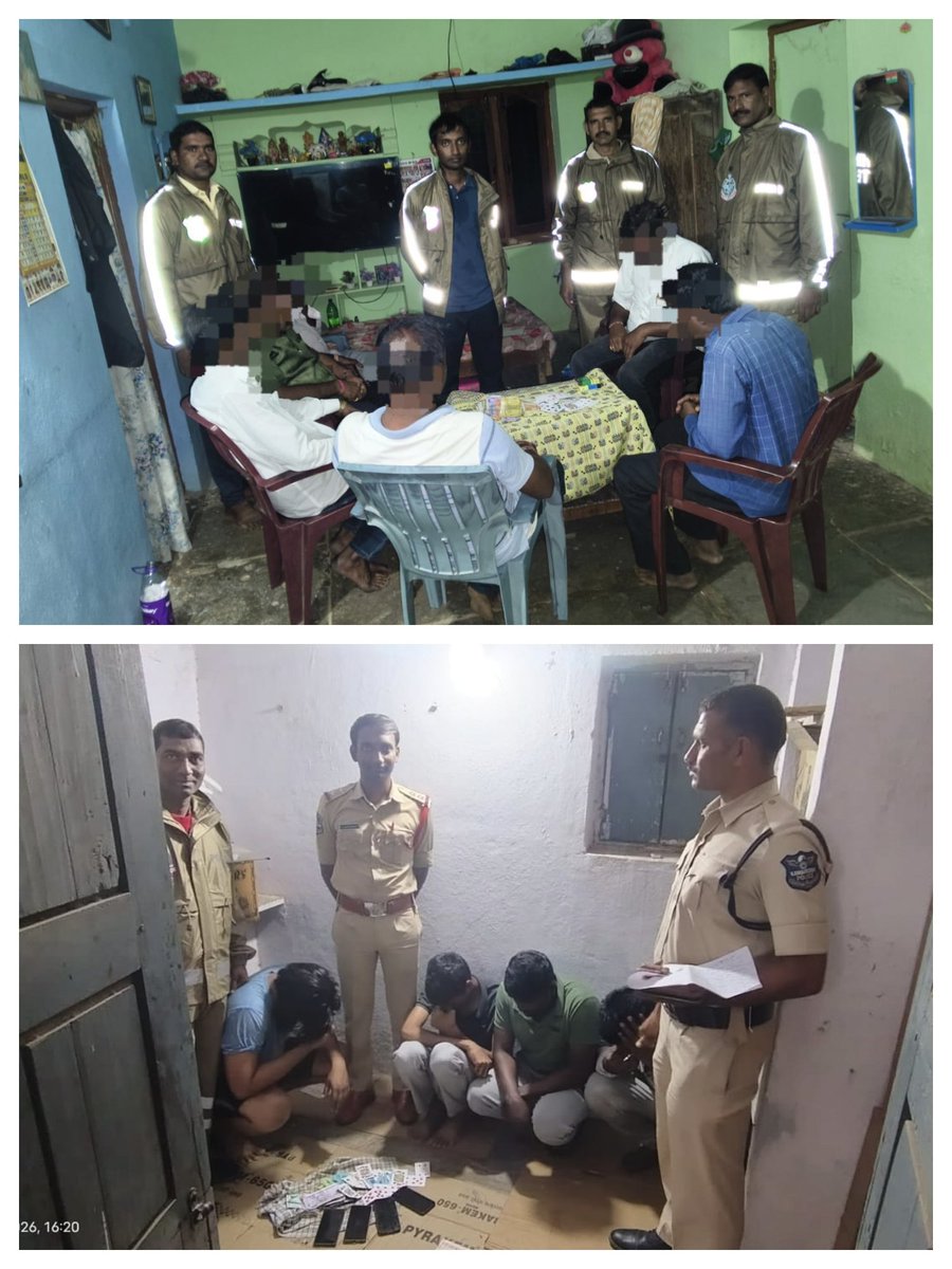 sp_kamareddy's tweet photo. #నాగిరెడ్డిపేట్_పోలీసులు జూదంపై ఉక్కుపాదం

🔹నాగిరెడ్డిపేట్:4మంది పట్టుబడి, ₹3,650 నగదు,4ఫోన్లు స్వాధీనం

🔹 బొల్లారం:6మంది పట్టుబడి, ₹17,240 నగదు,5ఫోన్లు స్వాధీనం

📝 2 కేసులు నమోదు

👉 #జిల్లా_ఎస్పీ:యువత జూదం,ఆన్లైన్ బెట్టింగ్‌కు దూరంగా ఉండి బంగారు భవిష్యత్తును నిర్మించుకోండి https://t.co/yphLJH3dLL