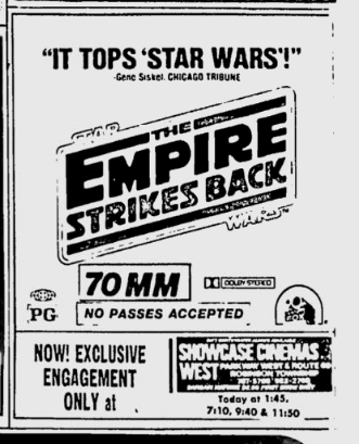 Joek72's tweet photo. The Following Movie Ads are from Movies that were showing with Somewhere in Time on it's Opening Day on October 3rd 1980. I Live Tweeted Hopscotch on June 7th 2020 at #TCMParty #SomewhereinTime https://t.co/qdXipMEWdR