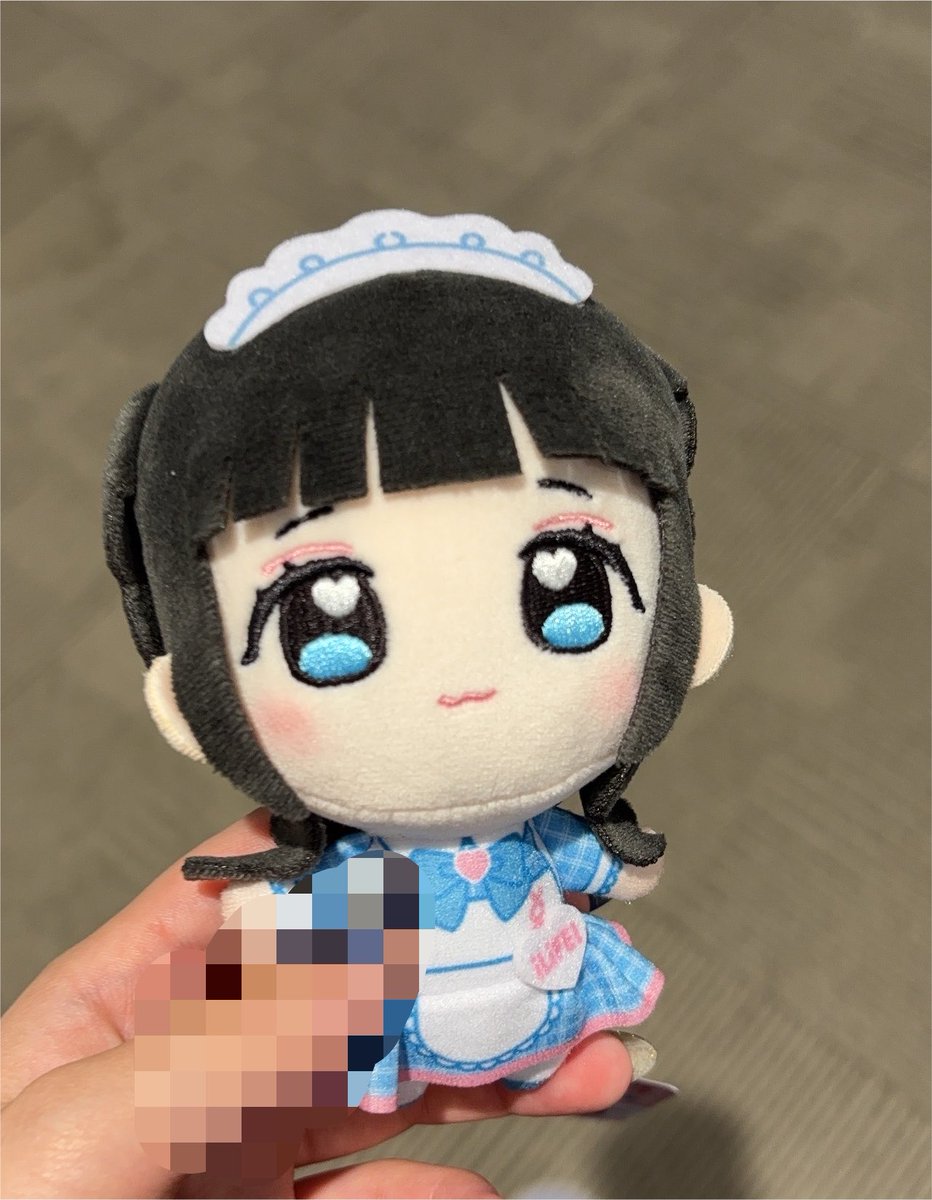 ________tyr's tweet photo. ゲーセン行ったら見つけてとれるまでやった😼🩵 https://t.co/74wE2sk7fP