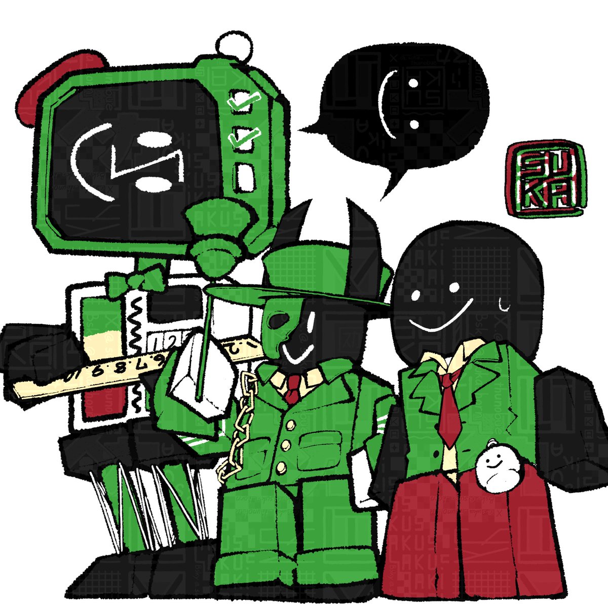 suka_bazooka's tweet photo. 今日描いたもの https://t.co/EvfM4Mdue3