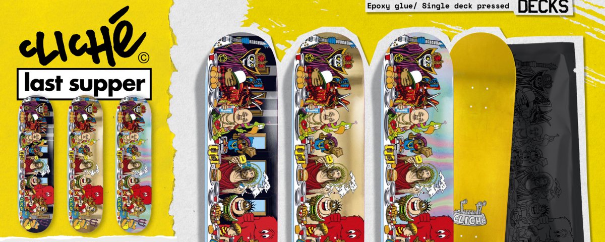 RADIALL ラディアル スケートデッキ LAST SUPPER 最後の晩餐 ブランドを象徴する名作グラフィックとして知られるLast Supper（最後