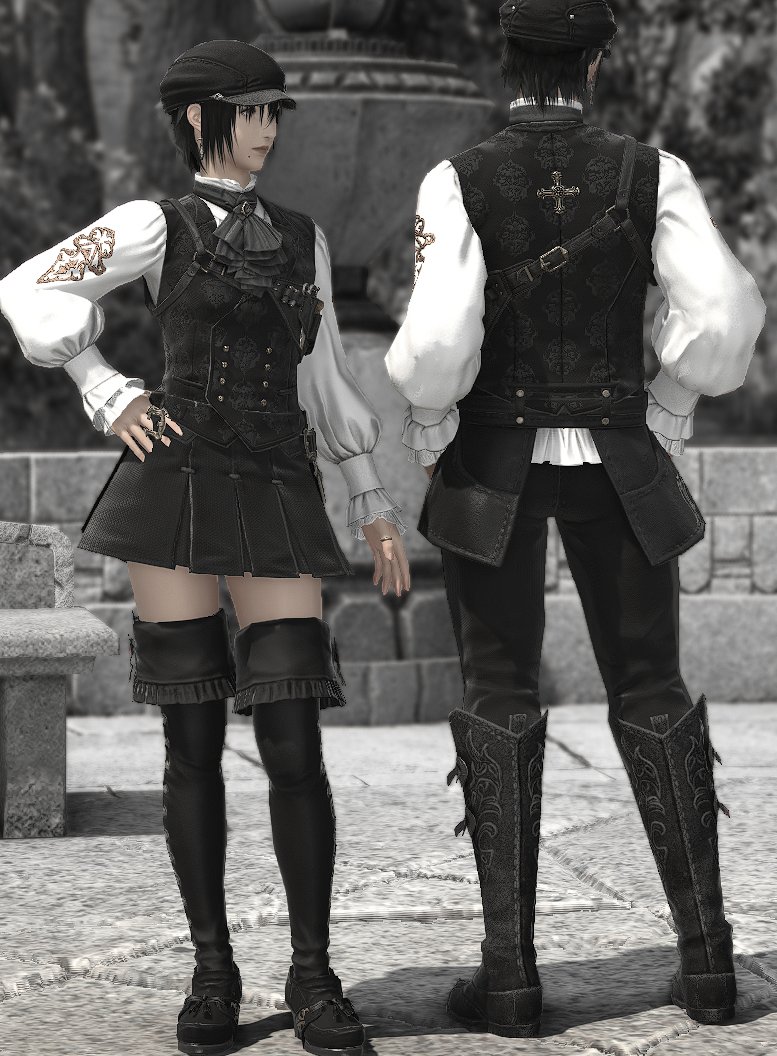 vomiteater666's tweet photo. boltrise vest + scholar culottes + edenchoir boots/ orator shoes https://t.co/J2YrjKwlvD