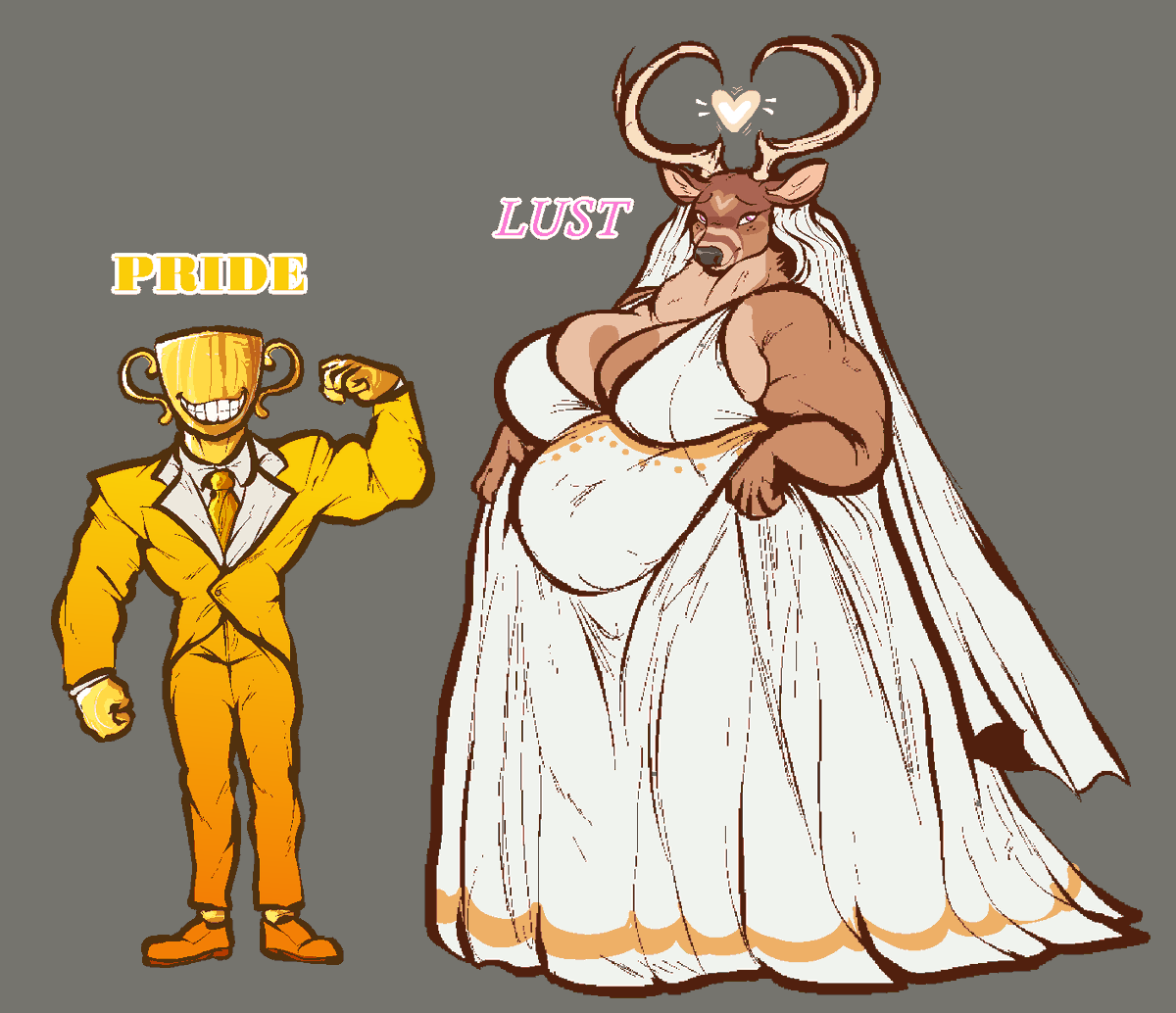 torielonepilots's tweet photo. starting my own 'seven deadly sins' designs
heres pride and lust #lol https://t.co/XFgUwCXX42