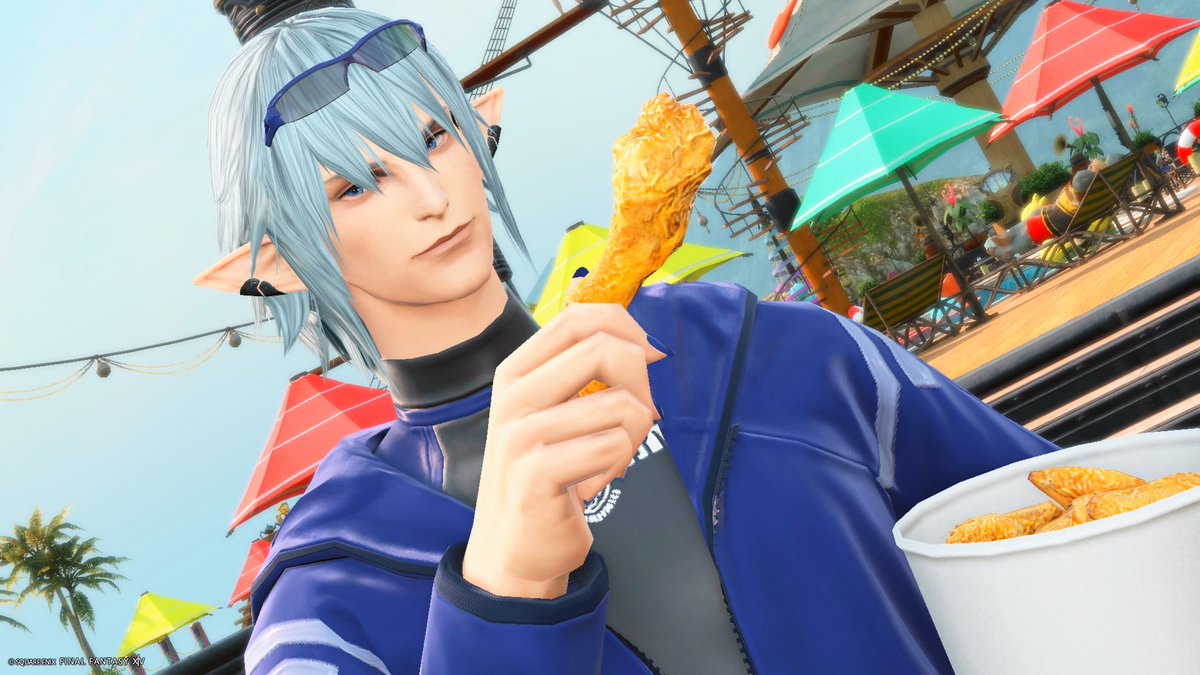patches_nocount's tweet photo. 今年の紅蓮祭も楽しみだね☀️🍉🌻🏊
#FF14 #オルシュファン #エレオス https://t.co/gGb9k2qkMU