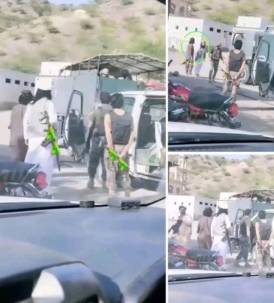 TheLegateIN's tweet photo. LeT &amp; JeM terrorists are operating alongside Pakistan Army to suppress protests in POJK. https://t.co/QrMQ3A49Ah