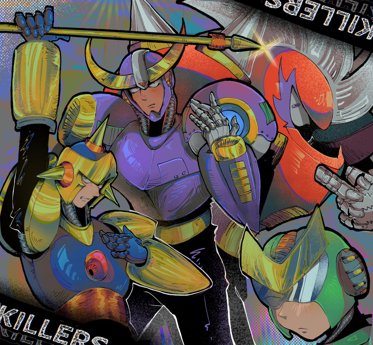 yohreiin's tweet photo. megaman killers #megaman https://t.co/3IVtTFy3iz