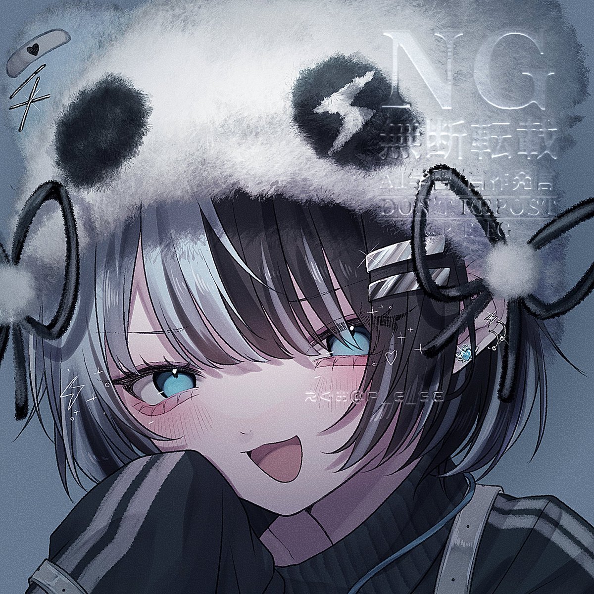 P_E_EG's tweet photo. 🩵🤍🤎 #Commission https://t.co/N5rRvFwDOr
