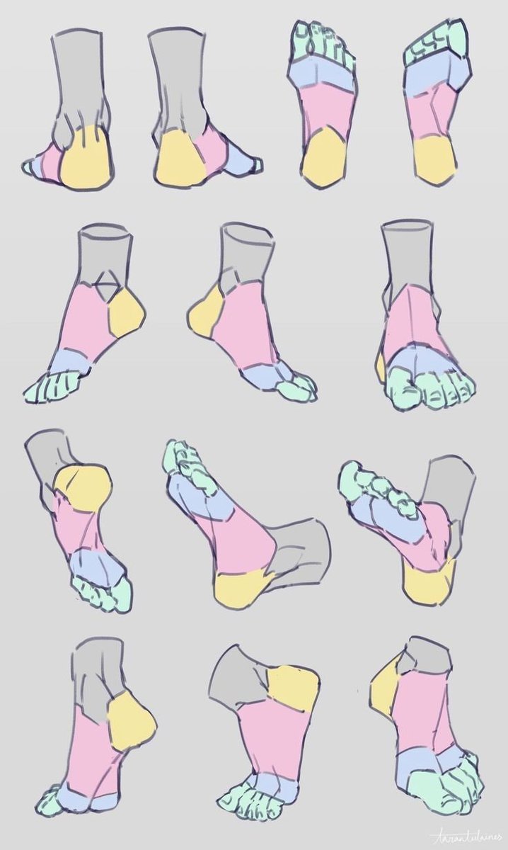 LimboSketch's tweet photo. Feet drawing with 4 colors https://t.co/zu42ZNPX92
