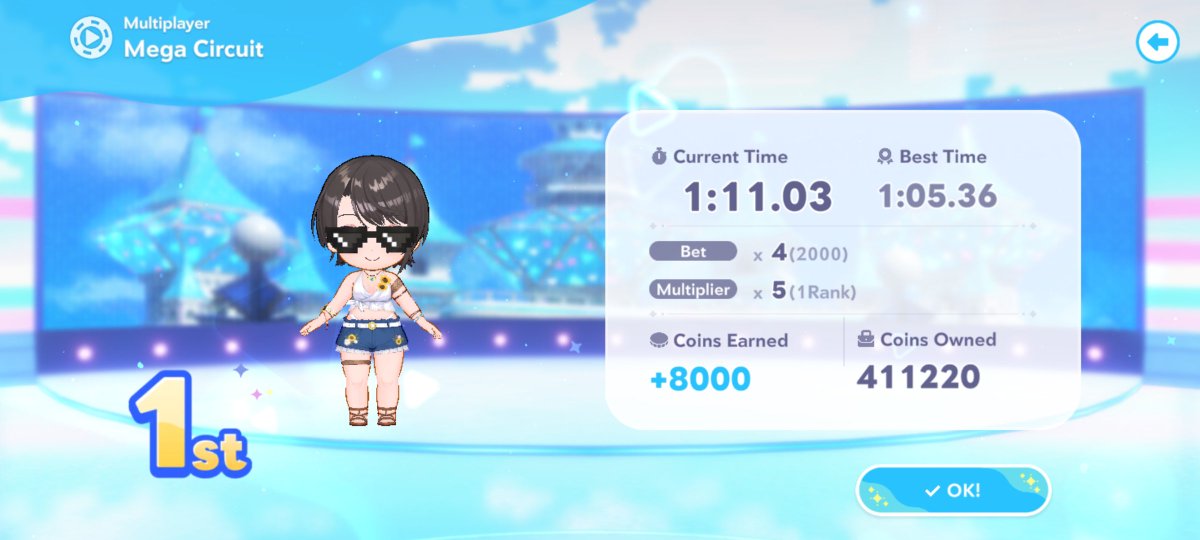 Ryushindai's tweet photo. I'm going crazy by playing Mega Circuit 🫠, I had like 50k coins before the event. But every time I wake up I'm almost falling off to Diamond tier... https://t.co/iKZWt7Ccjt