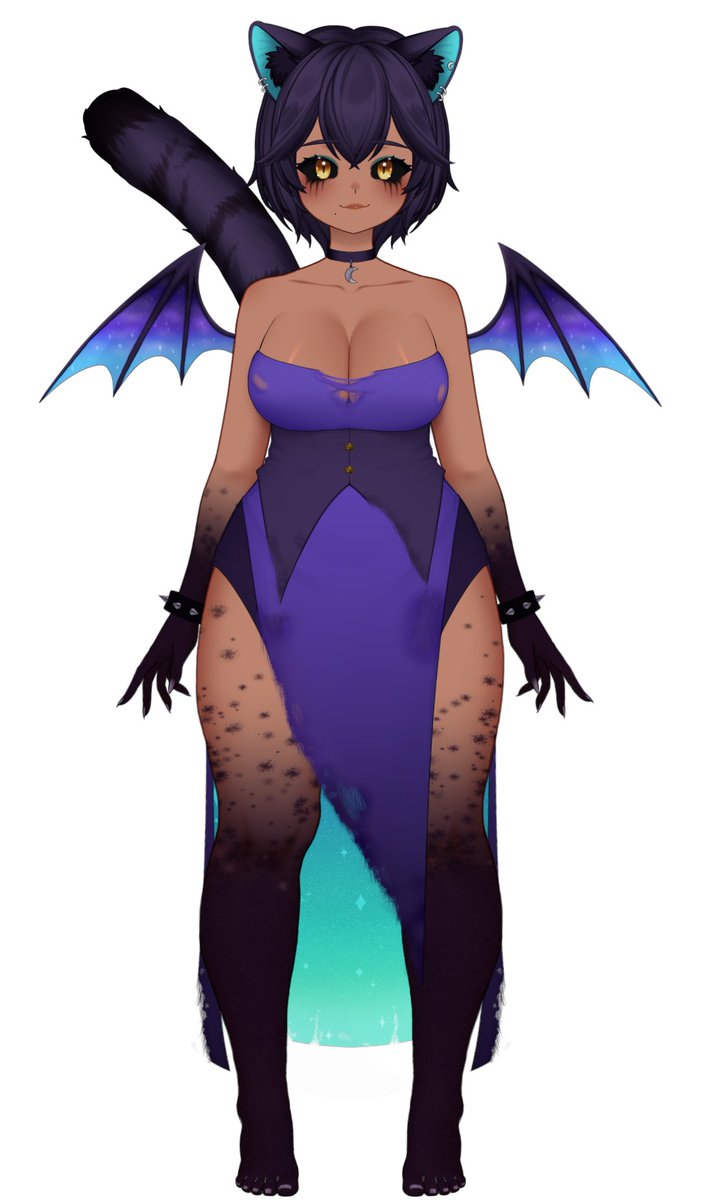 TCosmicgarden's tweet photo. Added the pattern option to the tail & even corrupted her tressym form too UwU
#vtuber #l2d #customizablemodel https://t.co/HsGFertIqr