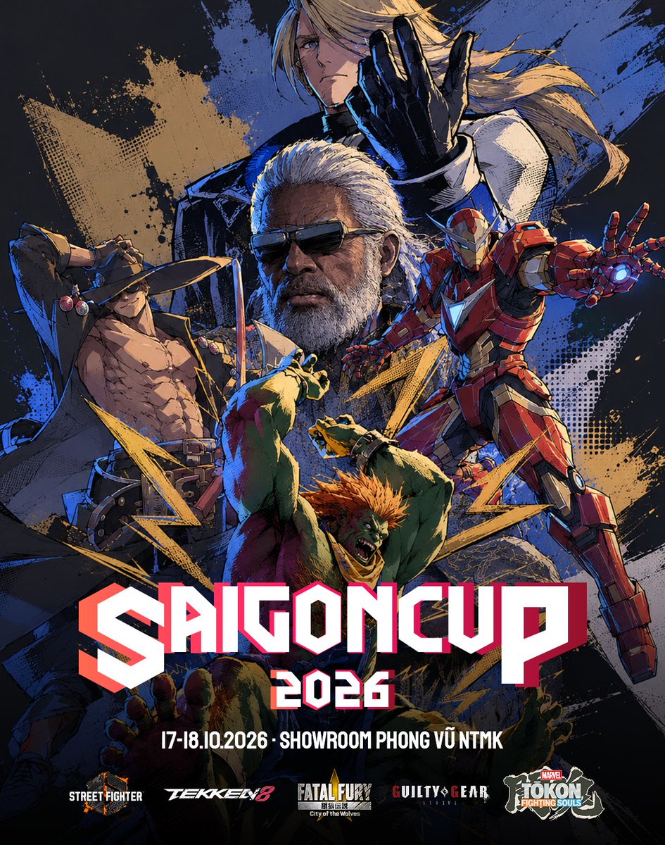 SaigonFGC's tweet photo. It's that time of the year again. Saigon Cup 2026 signup is now open!

Ticket purchase (overseas players can submit and pay at door):
https://t.co/WWOFYrHf4z

Tournament signup:
https://t.co/zwnhwPkr4f

#SaigonCup2026 https://t.co/Ed7dmwrMo8