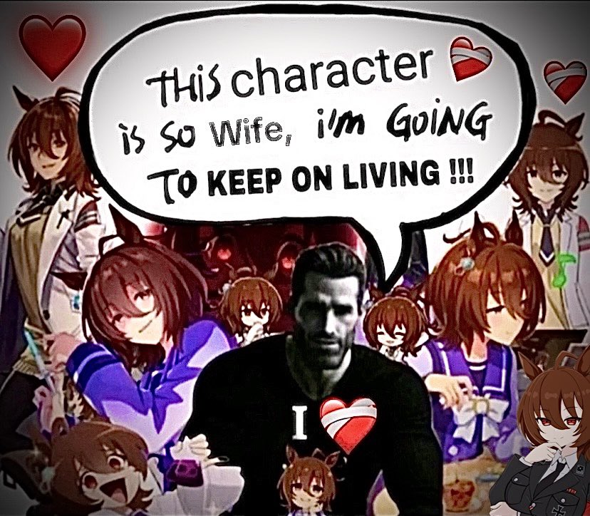 dudebrugthe69th's tweet photo. @GeorgiaPapist Total yuri death, total yuri annihilation, Cleanse the world of yuritards. Trainers need to marry your Umas and make more racers. It’s what the 3 goddesses intended. Umas are a gift to human men. Praise your wife. https://t.co/tLKKySxfFM