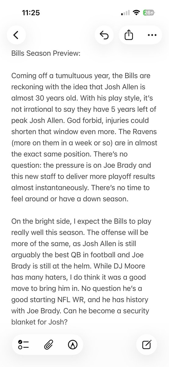 NeverPuntNFL's tweet photo. See below for my Buffalo Bills season preview! #bills #billsmafia #nfl #footballisback 

Overall, things are on the up in Buffalo! https://t.co/9mB2vw15mS