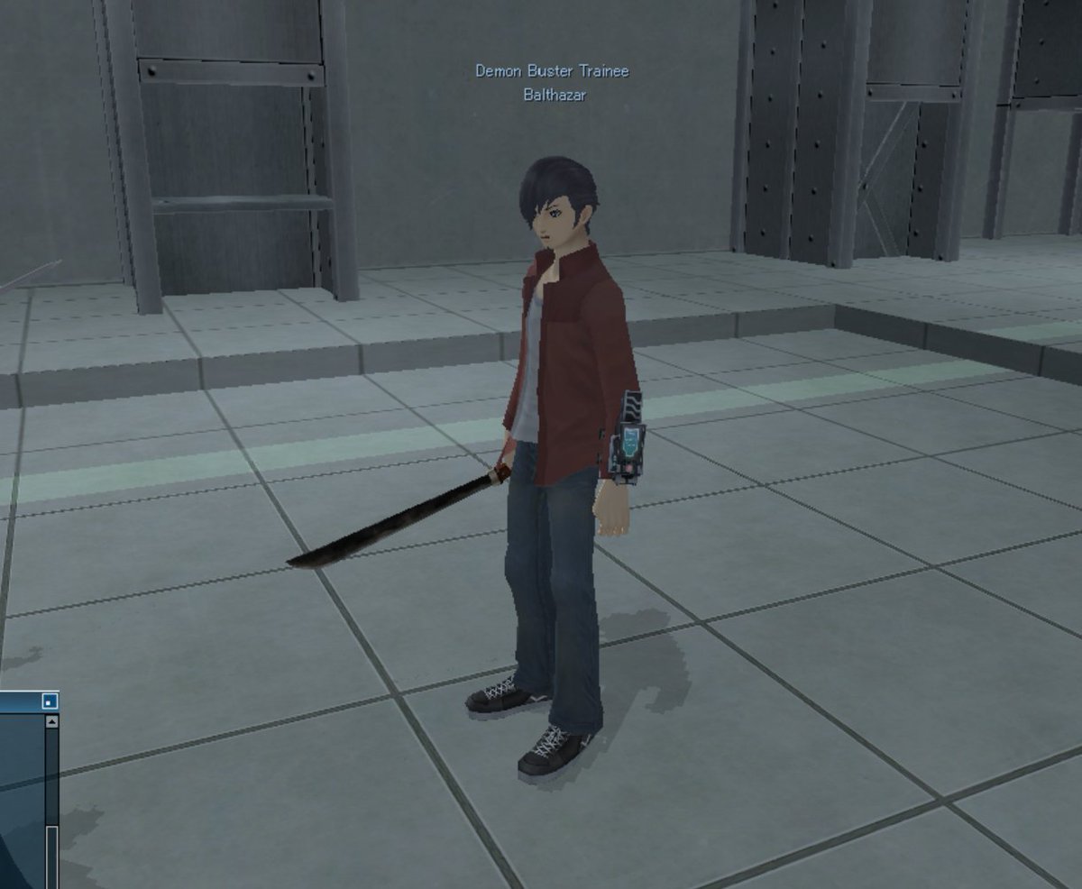 d_arcstar's tweet photo. Started playing Shin Megami Tensei IMAGINE. Hit a homerun by accidentally creating Travis Touchdown and then seeing slime's death face lmao https://t.co/bxaflFj3jA