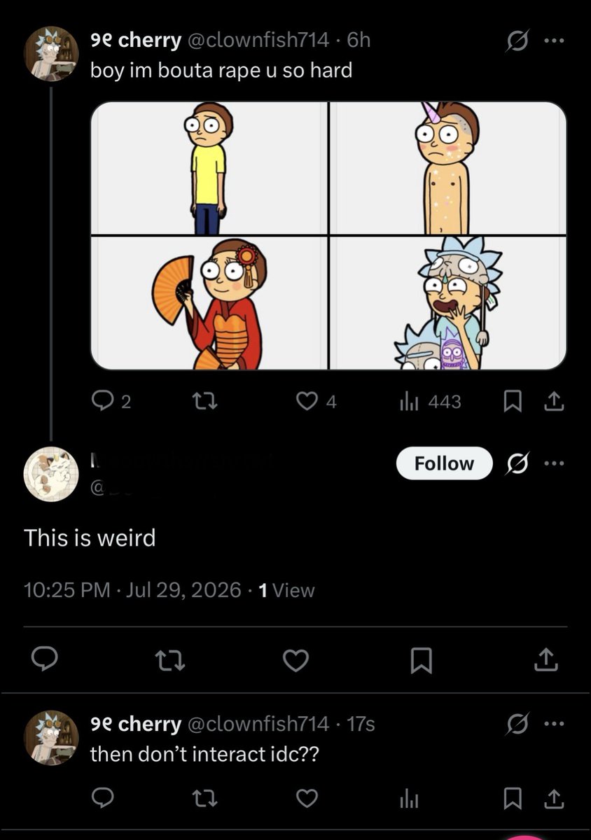 clownfish714's tweet photo. is a dni just a suggestion to antis now 😭😭 don’t like don’t interact this is just gonna put more of it on ur tl https://t.co/8xOKsY1CR2