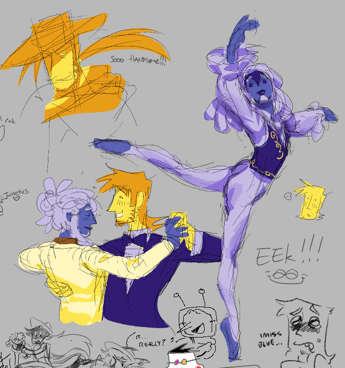 StinkyLemony103's tweet photo. doodles from the #blellow magma https://t.co/S3Hvhn0Mop
